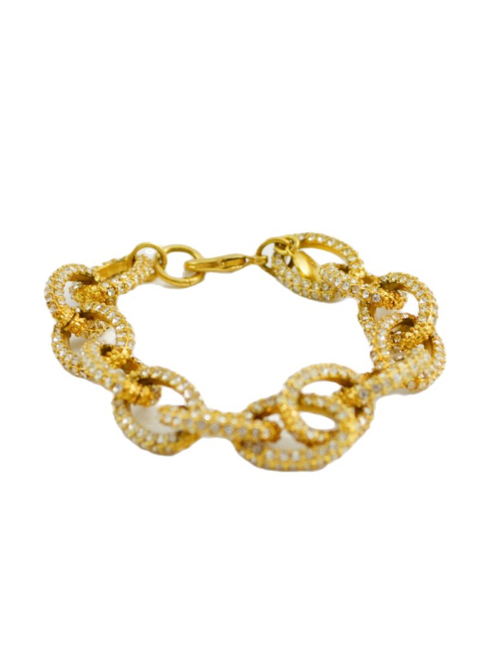 J. Crew rhinestone chain bracelet #220-17